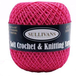 Hot Pink Rayon Yarn