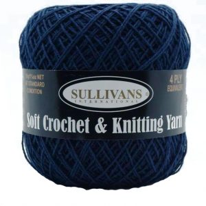 Navy Cotton Yarn