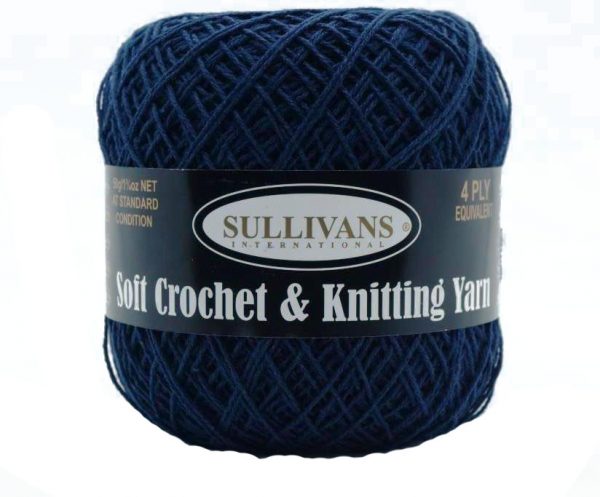 Navy Cotton Yarn