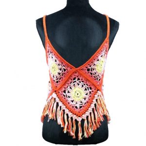 Boho Top Yellow Pink Orange No2 3