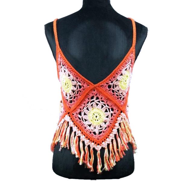 Boho Top Yellow Pink Orange No2 3