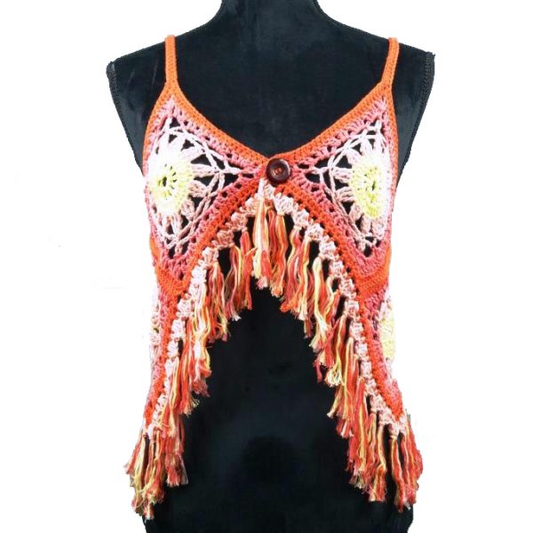 boho top yellow pink orange no2 1