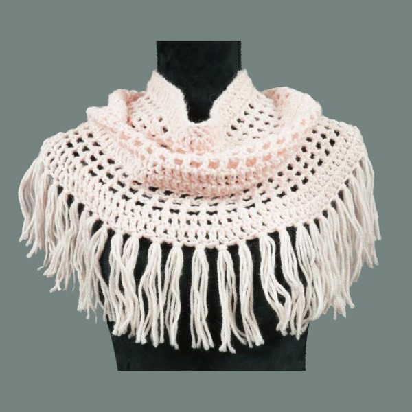 Boho-Fringed-Cowl-Pink-1