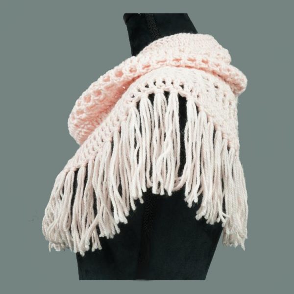 Boho-Fringed-Cowl-Pink-2